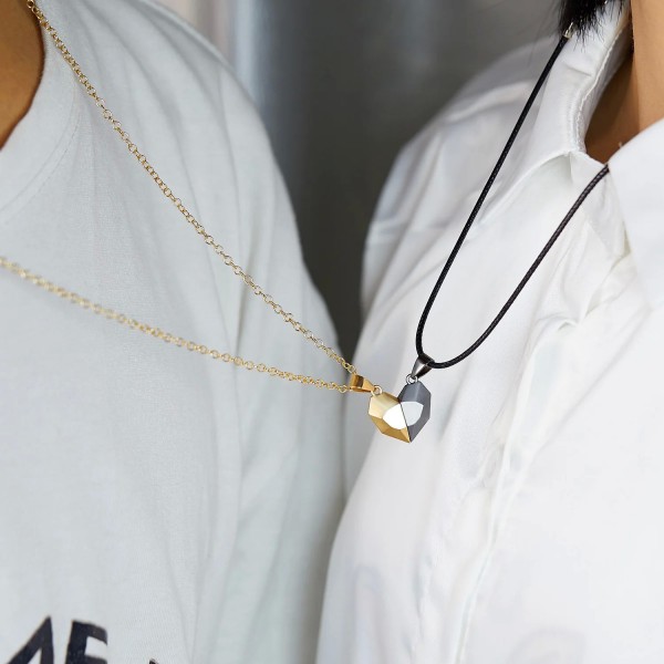 Collier de couple coeur magnétique pour hommes et femmes|2,00 €|OKKO MODE