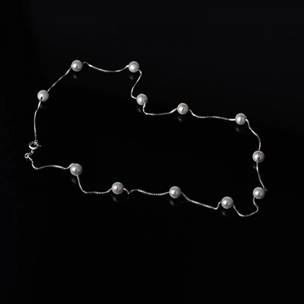 Collier ras du cou en perles pour femme, bijoux simples et classiques 6mm|1,99 €|OKKO MODE