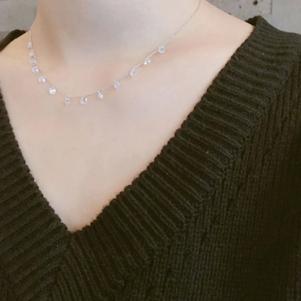 Collier avec Pendentif à Pompon pour Femme, Bijoux Élégants, Tempérament|2,69 €|OKKO MODE