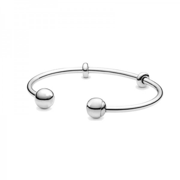 Bracelet à breloques en forme de cœur pour femme, plaqué argent 925|3,59 €|OKKO MODE