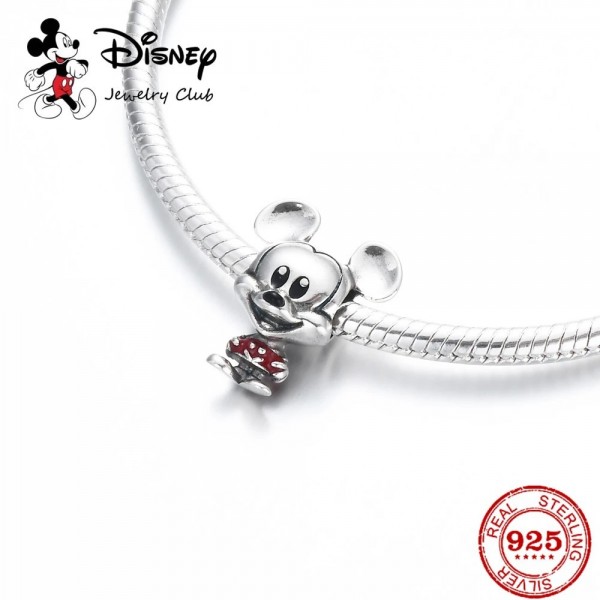 Breloque Minnie Vinnie en argent 925 pour bracelet Pandora - Bijoux DIY|2,99 €|OKKO MODE