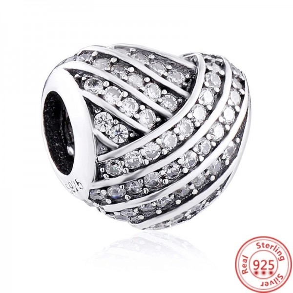 Bracelet à breloques en argent 925, griffes de chien cœur, perles fleurs rondes|2,99 €|OKKO MODE