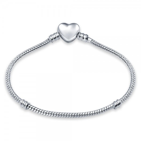 Perle ronde d'amour en plaque d'argent, pour bracelet de perles fines|3,59 €|OKKO MODE