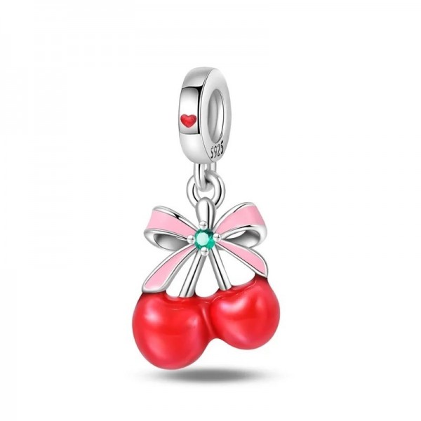 Harvey Red Charms Beads, 925 Sterling Silver for Pandora Bracelet|3,59 €|OKKO MODE