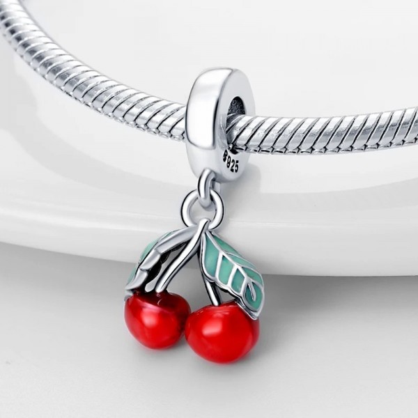 Harvey Red Charms Beads, 925 Sterling Silver for Pandora Bracelet|3,59 €|OKKO MODE