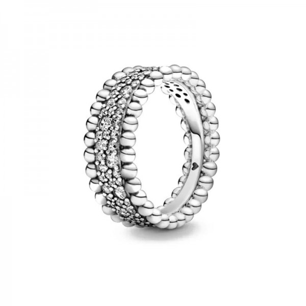 Bagues originales en argent 925 pour femme, série blanche avec couronne d'amour et pierre de lune|2,99 €|OKKO MODE