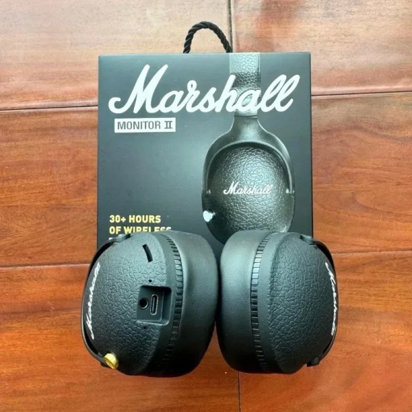 Marshall-Casque Bluetooth sans fil MONITOR II, écouteurs pliables pure-Bass pour jeux et music, casque avec microphone|32,03 €|OKKO MODE