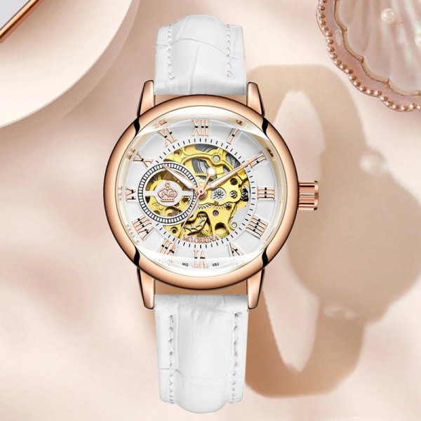 "Montre Mécanique Automatique Femme MG ORKHR-Seton, Module Étanche Luxe"|24,93 €|OKKO MODE