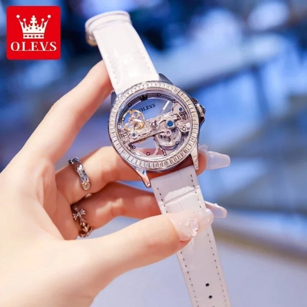 "Montre Olevs 6699 Femme, Automatique Double Face Luxe Étanche"|80,99 €|OKKO MODE