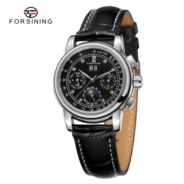 "FORSINING Montres Luxe Femme, Automatiques Diamant Phase Lune"|45,89 €|OKKO MODE