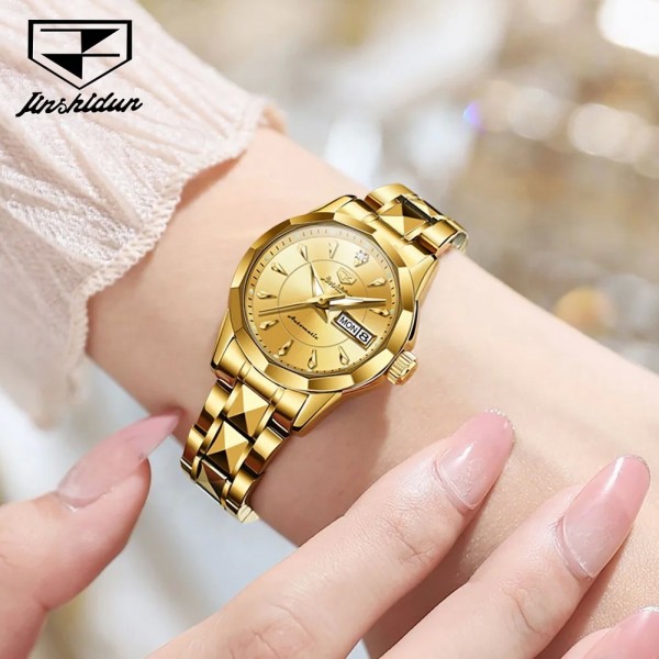 "Montre Mécanique Luxe JSDUN Femme, Bracelet Acier Tungstène, Étanche & Élégante"|113,15 €|OKKO MODE