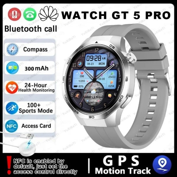 "Montre Intelligente Huawei GT5 Pro, Écran AMOLED HD 1.53", GPS NDavid, Bluetooth"|26,99 €|OKKO MODE