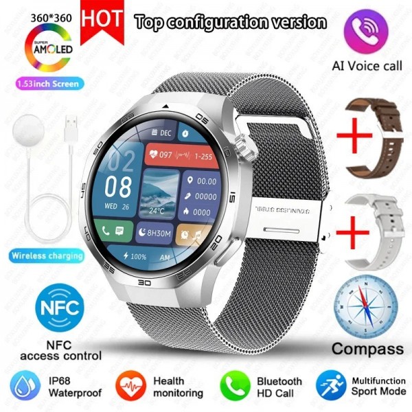 "Montre Intelligente Huawei GT5 Pro Étanche, GPS et Bluetooth - Unisexe"|35,99 €|OKKO MODE