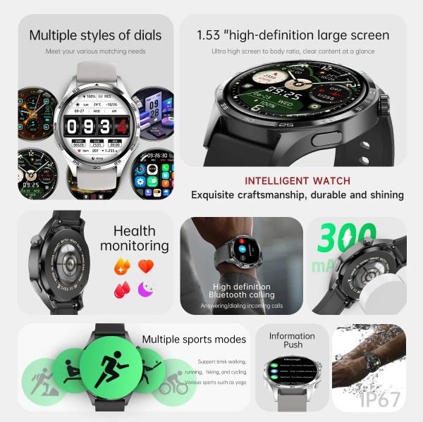 "Montre Intelligente Huawei Xuanji avec Boussole Sport et Assistant Santé NDavid"|33,05 €|OKKO MODE