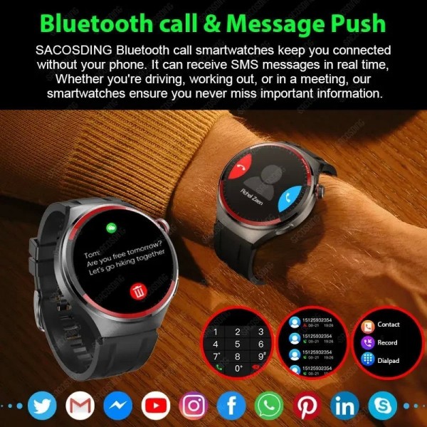 "Montre Huawei GT4 PRO 2024: AMOLED, Pression Artérielle & Appels Bluetooth"|55,79 €|OKKO MODE