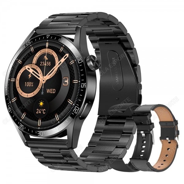 "Smartwatch Huawei-GT4 Pro Homme/Femme, 3 Sangles, ECG & Cardio étanche"|26,09 €|OKKO MODE