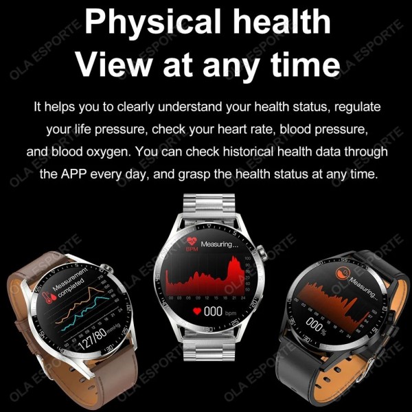 "Smartwatch Huawei-GT4 Pro Homme/Femme, 3 Sangles, ECG & Cardio étanche"|26,09 €|OKKO MODE