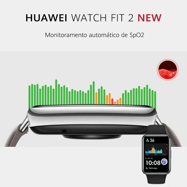 "HUAWEI ÜCH FIT 2-Montre Connectée Sport AMOLED, Appels Bluetooth"|107,49 €|OKKO MODE