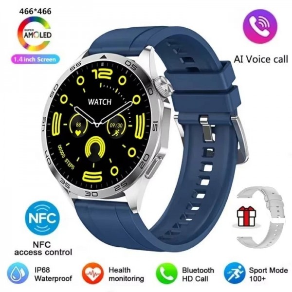 "Montre Intelligente Huawei GT4 Pro, GPS NDavid, Appel Bluetooth - AMOLED HD 1.53""|19,08 €|OKKO MODE