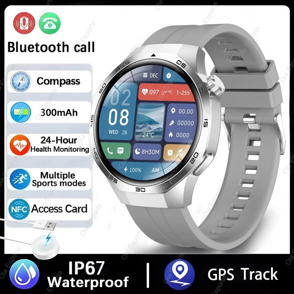 "Montre Huawei GT5 Pro AMOLED HD, GPS & Bluetooth pour Hommes/Femmes"|27,89 €|OKKO MODE