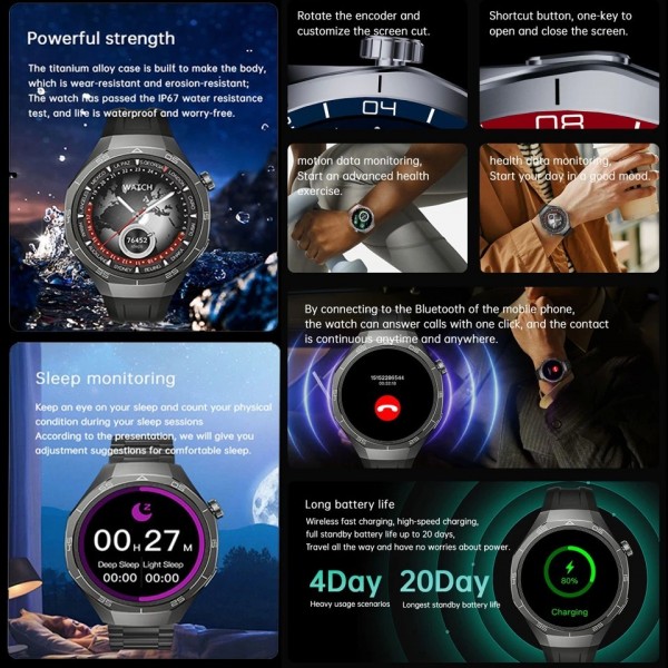 "Montre Connectée Huawei GT5 Pro, GPS & Moniteur d'Activité pour Hommes/Femmes"|33,29 €|OKKO MODE