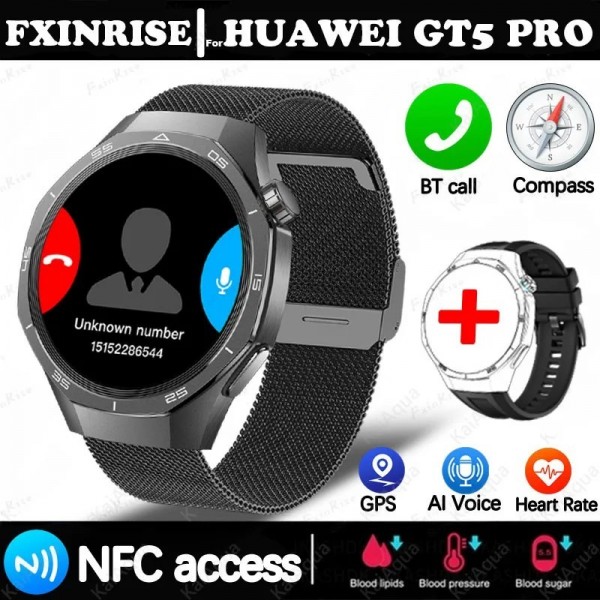 "Montre Connectée HUAWEI GT5 PRO-M, Écran OLED HD, GPS et Bluetooth pour Hommes/Femmes"|35,09 €|OKKO MODE