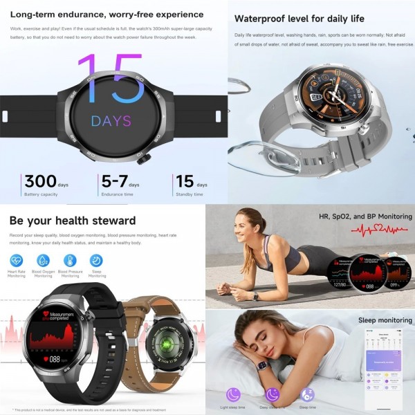 "Montre Connectée Huawei GT5 Pro, Bracelet Titane, Écran Tactile Complet"|24,29 €|OKKO MODE