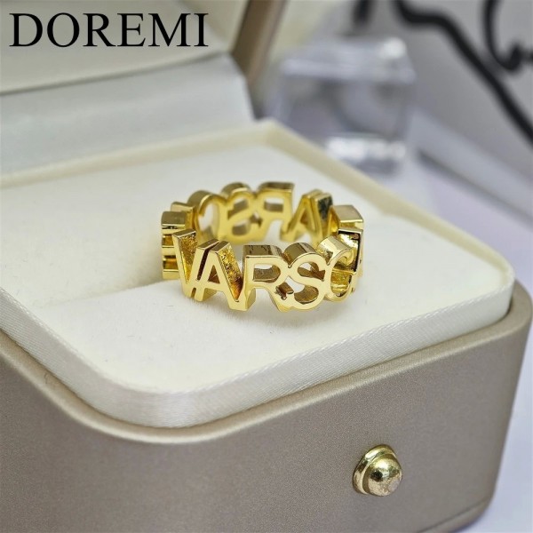 DOREMI-Bague ouverte avec lettres pour femme, bague optique personnalisée, bijoux de designer, nom initial, 3mm|8,99 €|OKKO MODE