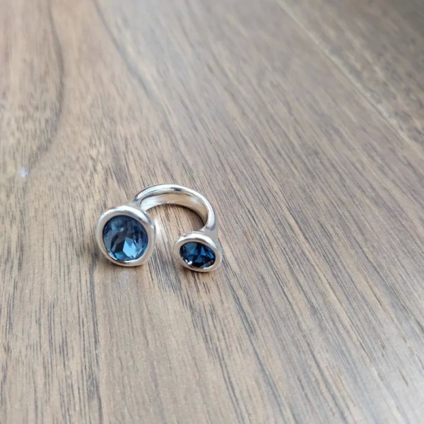 UNOde50-Bague en pierres précieuses exquises pour femmes, haute qualité, cadeau de bijoux romantiques, Europe et Amérique, savoi|17,99 €|OKKO MODE