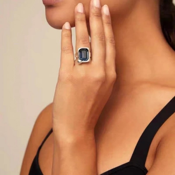 UNOde50-Bague en pierres précieuses exquises pour femmes, haute qualité, cadeau de bijoux romantiques, Europe et Amérique, savoi|17,99 €|OKKO MODE