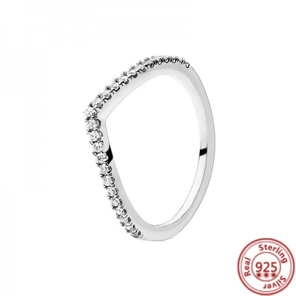 Bague en argent regardé 925 pour femme, Wishbone Coussins, Elevated Moon Angel Wings, Rotterdam Kling Fit, Original Brand Gift, |3,59 €|OKKO MODE