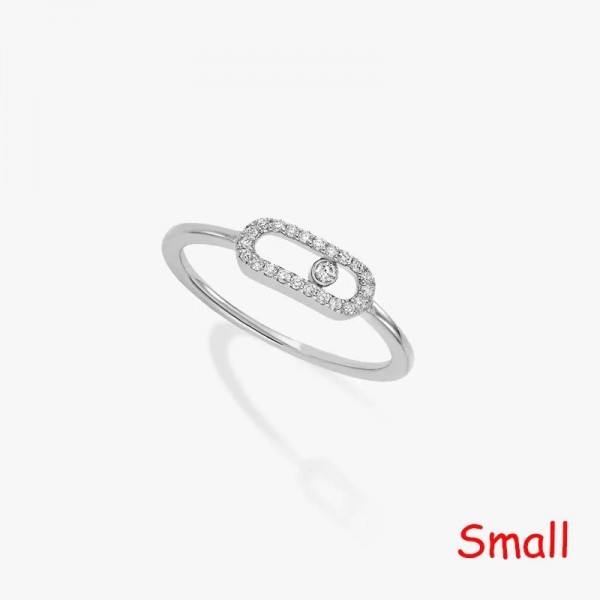 Bague marketen diamant simple Move, bague intelligente creuse en argent regardé 925 pour femmes, luxe abordable|11,03 €|OKKO MODE