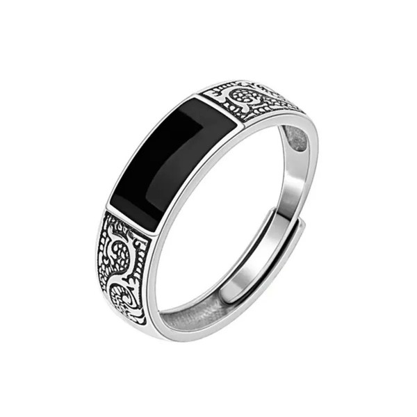 Bague en acier au titane à motif de dragon vintage pour hommes, bague réglable, ouverture de fête unique, mode européenne et amé|1,79 €|OKKO MODE