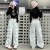 Jeans cargo multi-poches pour filles, baggy enfants droits adolescents mode coréenne printemps 2024 | 16,57 $ | OKKO MODE