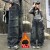 Retro Cargo Jeans for Kids - Wide Leg Girls Streetwear Denim Pants | $18.52 | OKKO MODE