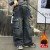 Retro Cargo Jeans for Kids - Wide Leg Girls Streetwear Denim Pants | $18.52 | OKKO MODE