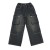 Retro Cargo Jeans for Kids - Wide Leg Girls Streetwear Denim Pants | $18.52 | OKKO MODE