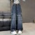 Jean Cargo à Jambes Larges pour Adolescentes, Pantalon en Denim Décontracté | 15,59 $ | OKKO MODE