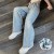 Heart Embroidered Denim Pants for Girls and Teens, Ages 4-12 | $16.15 | OKKO MODE