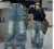 Jean cargo bleu avec poches pour adolescentes, pantalon droit décontracté automne 2024 | 16,19 € | OKKO MODE