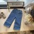 Pantalón de mezclilla grueso y cálido en terciopelo para bebé niña, pantalón recto invierno 2024. | 26,09 € | OKKO MODE