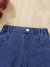 Pantalón elástico para niños, salopette azul oscuro niñas. | 11,97 $ | OKKO MODE