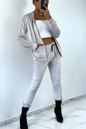 Ensemble pull col roulé over size et palazzo noir | 21,85 $ | OKKO MODE