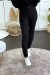 Pantalón negro con bolsillos traseros | 6,83 $ | OKKO MODE