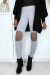 Gray Leggings with Mesh Knee Detail | $2.28 | OKKO MODE