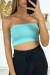 Turquoise Blue Rhinestone Embellished Bandeau | $1.14 | OKKO MODE