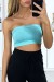 Turquoise Blue Rhinestone Embellished Bandeau | $1.14 | OKKO MODE