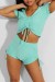 Push-Up Yoga Set Grün - Crop Top & Short - E-Commerce SEO Experte | 5,69 $ | OKKO MODE