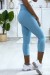 Legging corsaire Push Up bleu très fashion | 4,20 € | OKKO MODE
