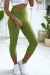 Legging corsaire Push Up vert très fashion | 4,55 $ | OKKO MODE